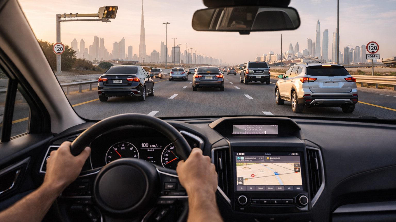 ПДД в ОАЭ для туристов что отличается от привычных правил